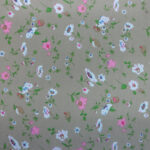 DITSY FLOWERS ON BISCUIT BACKGROUND