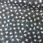 WHITE SPIDERS ON BLACKBURN BACKGROUND