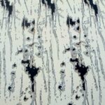 BLACK DESIGN ON WHITE BACKGROUND